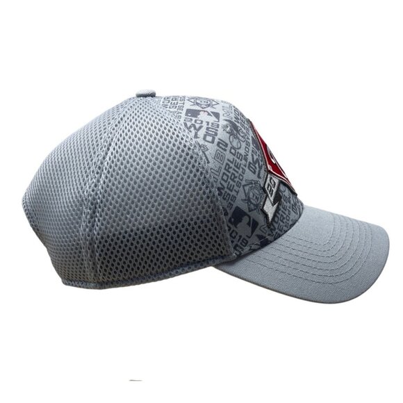 Washington Nationals 2019 World Series New Era 9Forty Post Season Cap Gray & Red - Picture 2 of 11